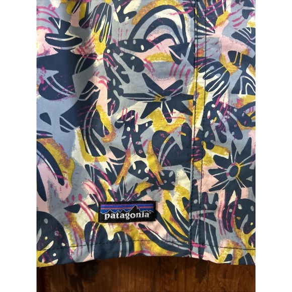 NWT Women's Patagonia 5" Baggies Shorts Nylon Pockets $69 Wild Botanist 57059 MD - Picture 4 of 11